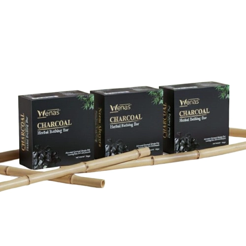 Charcoal Herbal Bathing Bar – 3-Piece Value Pack